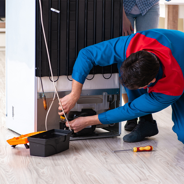 how much do you charge for refrigerator repair services in White Pine TN